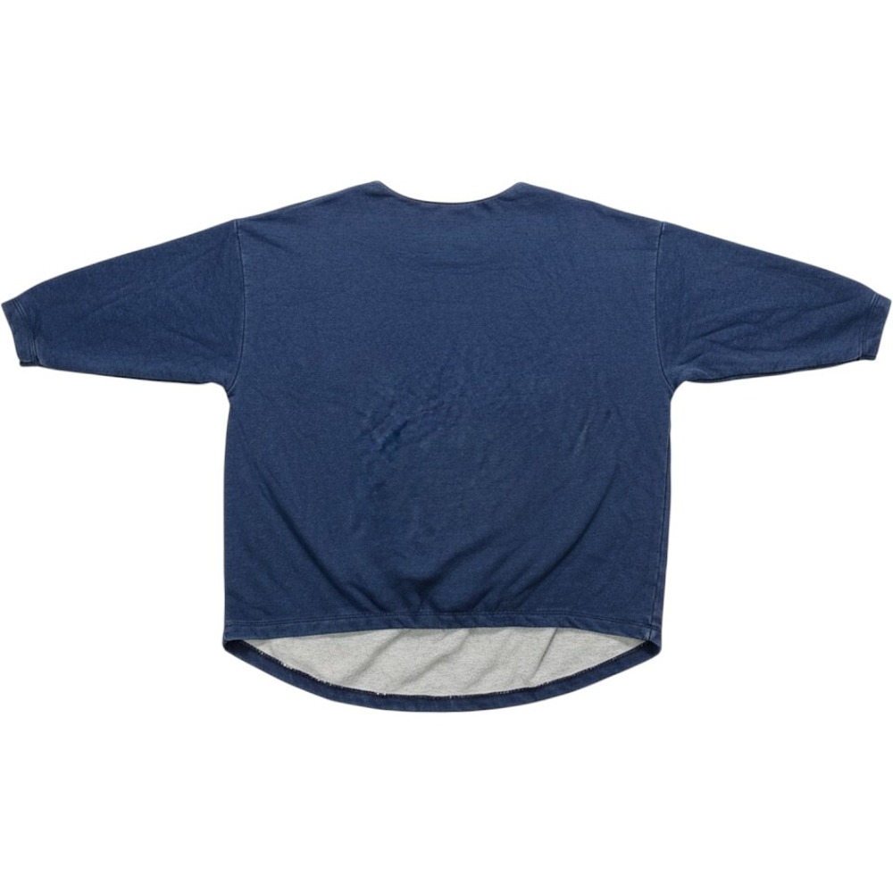 Lands End Serious Sweats Sweatshirt L 14-16 Blue Heather Gorpcore Normcore Z918